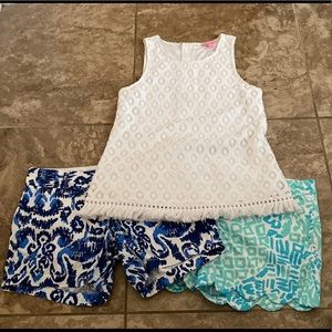 Lilly Pulitzer Shorts and tank